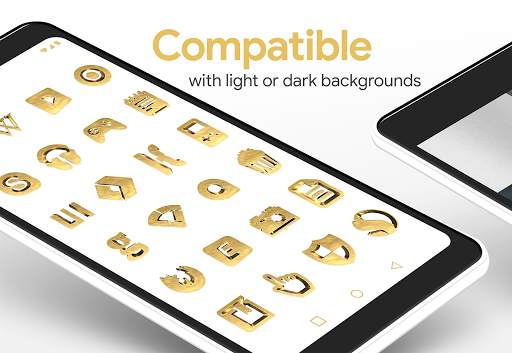 Solid Gold - Icon Pack screenshot 3