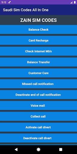 Saudi Arabia Sim Codes (All In One) screenshot 5