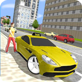 Taxi Driver 3D Simulator Game icon