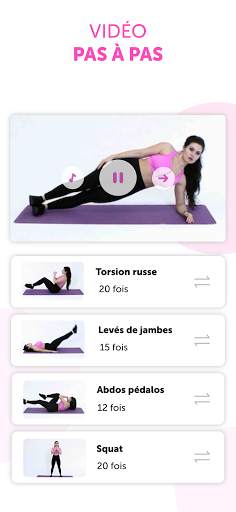 FitHer: Fitness pour femmes screenshot 3