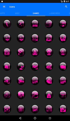 Pink Glass Orb Icon Pack скриншот 12