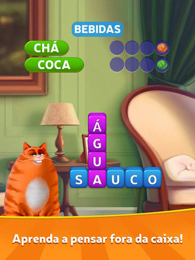 🔥Kitty Scramble: Pilhas de palavras screenshot 7