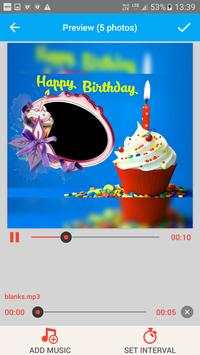 Happy Birthday Video Maker screenshot 5