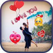 Love Status Photo Sticker иконка