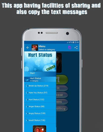 Hurt Status Quotes screenshot 2