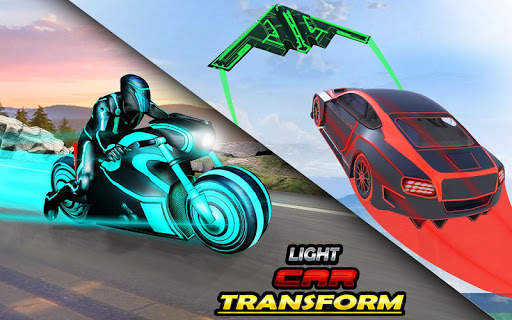 Crazy Car Stunt Light Car Transform GT Racing Game screenshot 10