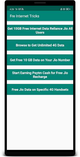Free Internet - Free Internet Calls,tv,data prank screenshot 5