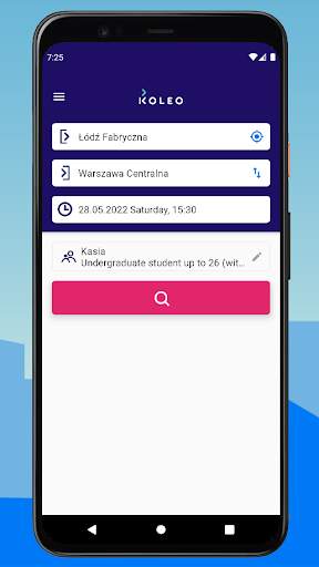 KOLEO - PKP timetable screenshot 1