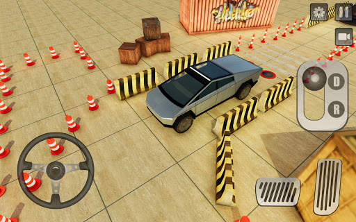 Cyber Pickup Truck Parking 3D screenshot 2