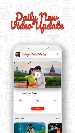 Telugu Video Status - Particle Effect Status screenshot 1