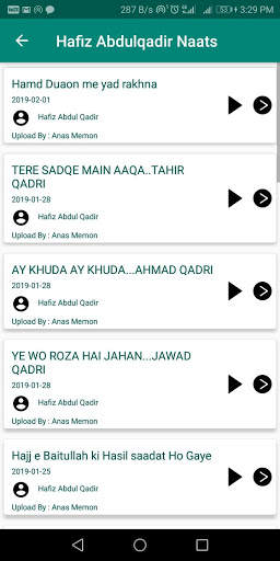 Hafiz Abdul qadir  All Mp3 Naats App Free Download screenshot 2