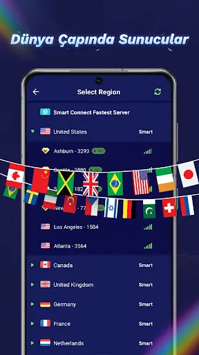 VPN Master - Kararlı ve Hızlı screenshot 2