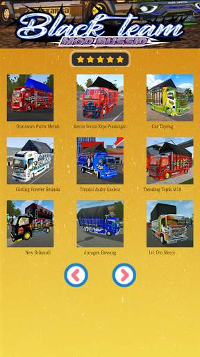 Mod Bussid Black Team screenshot 6