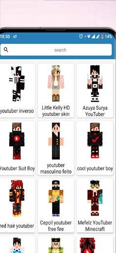 Minecraft Youtuber Skins screenshot 6