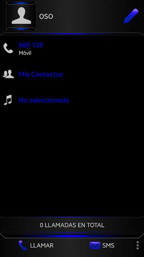 THEME DARKCITY BLUE EXDIALER screenshot 4