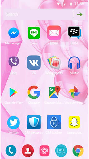 Pink Love Theme screenshot 2