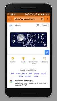 Indian Browser screenshot 1