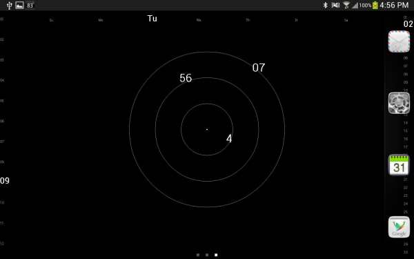 Orbital Clock Live Wallpaper screenshot 6