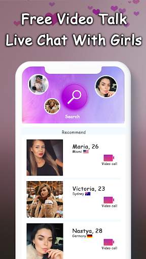 Free Video Talk: Live Chat With Girls screenshot 1