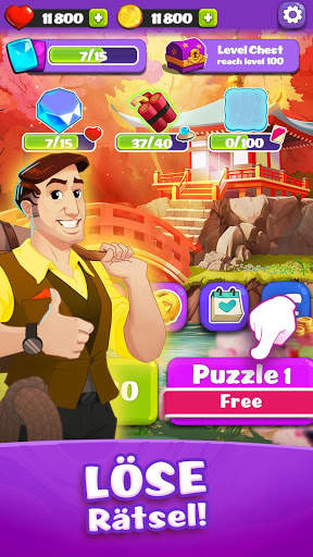 Link Pets: Puzzlespiel mit niedlichen Tieren screenshot 1