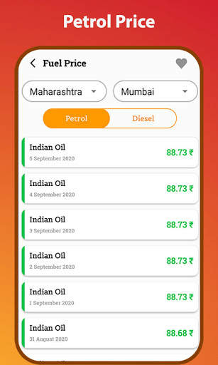 Daily Petrol & Diesel Price : Fuel Pump Locator screenshot 2