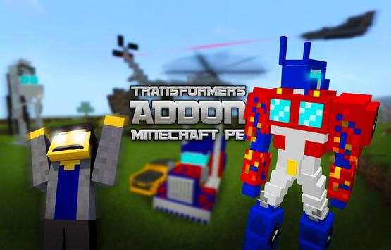 Mod adds transformers to MCPE screenshot 1