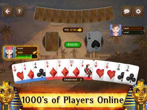 Pyramid Gin Rummy screenshot 3