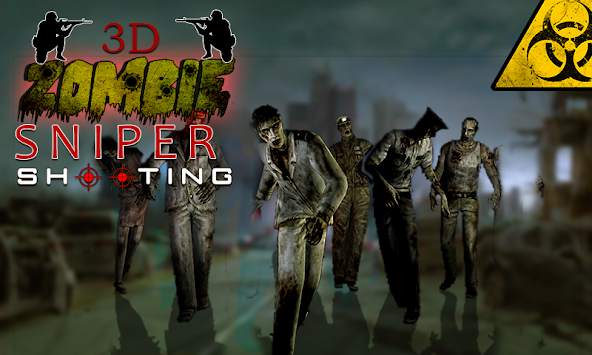 Zombie 3D shooting sniper screenshot 1