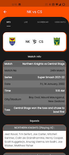 Cricfan Cricket Live Line screenshot 7