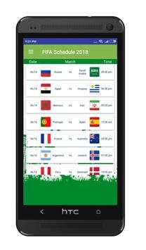 FIFA Schedule 2018 screenshot 4
