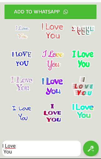 Text Sticker Maker - WASticker screenshot 1