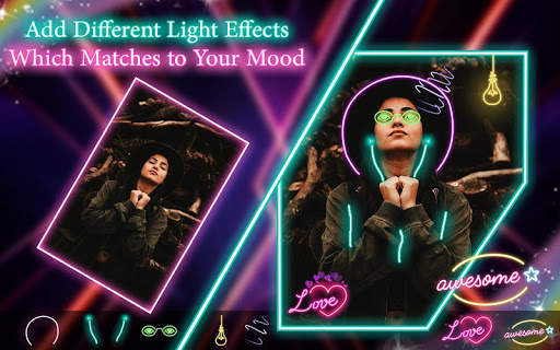 Shinning Neon Photo editor - Neon Light Effects screenshot 2