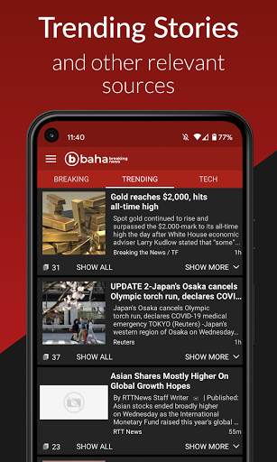 baha breaking news 5 تصوير الشاشة