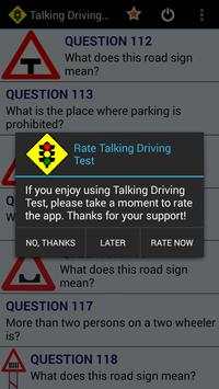 Talking Driving Test screenshot 5