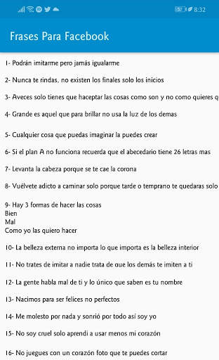 Frases Para Facebook screenshot 1
