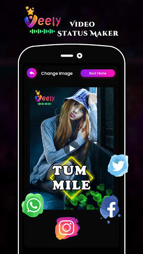 Veely - Lyrical Video Status Maker screenshot 5