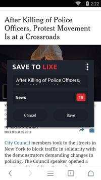 Lixe Bookmarks for UC Browser screenshot 3