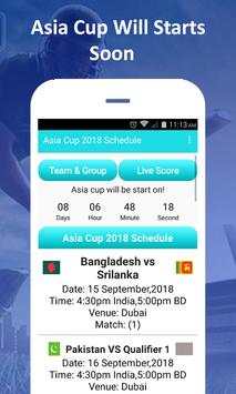 Asia Cricket Cup 2018 Live Score screenshot 4