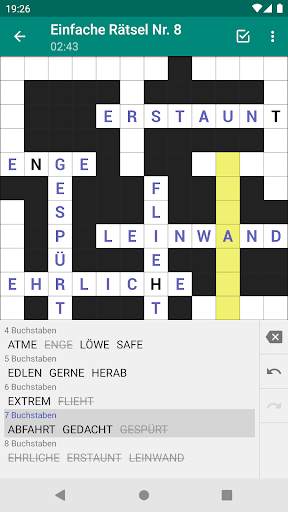 Kreuzgitter Wort Rätsel screenshot 1