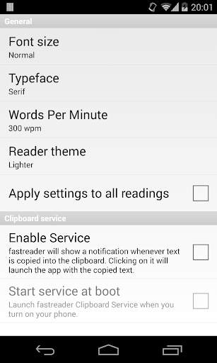 fast reader 8 تصوير الشاشة