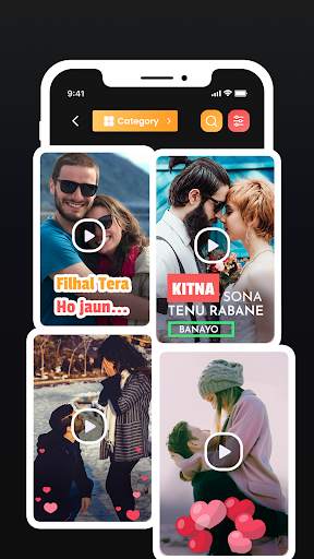 Vidly  Photo Lyrical Video Status Maker With Music screenshot 2