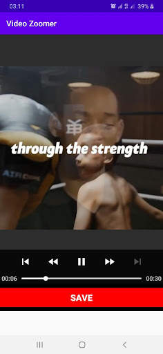 Video Zoom & Save:  Video Zoom screenshot 3