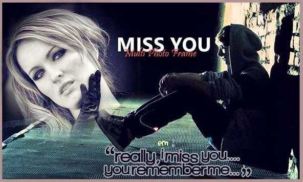 Miss You Multi Photo Frame screenshot 4