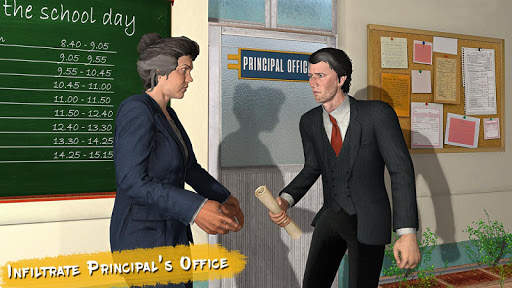Real High School Fighting - Gangster Crime Sim 3D screenshot 4