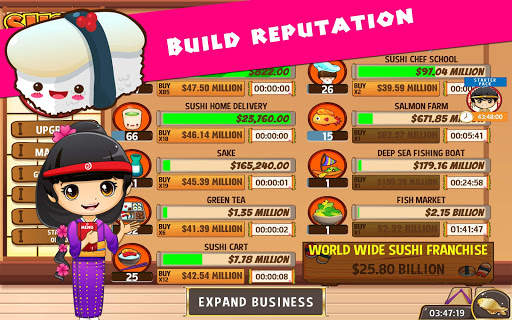 Tokyo Sushi Diner - Japanese Restaurant Idle Game screenshot 3