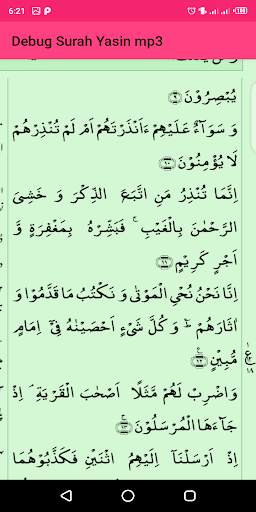 Surah Yasin mp3 скриншот 1