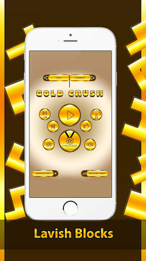 Gold Crush Shot! Hexagon Block screenshot 1
