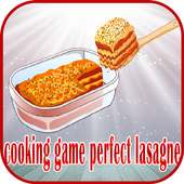 cooking games perfect lasagne logo