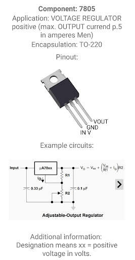 Electronic Component Pinouts screenshot 8