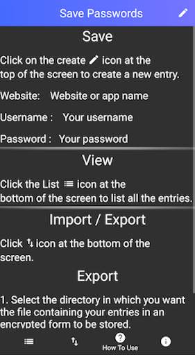 Save Passwords скриншот 5